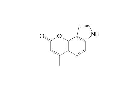 4-methyl-7H-pyrano[2,3-e]indol-2-one