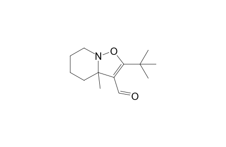 3a-Methyl-2-(t-butyl)-4,5,6,7-tetrahydro-3aH-isoxazolo[2,3-a]pyridine-3-carbaldehyde