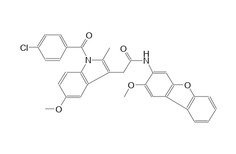 2-[1-(4-chlorobenzoyl)-5-methoxy-2-methyl-1H-indol-3-yl]-N-(2-methoxydibenzo[b,d]furan-3-yl)acetamide