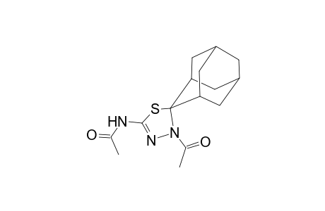 Spiro(2,3-dihydro-1,3,4-thiadiazole)[2,2'](adamantane), 3-acetyl-5-acetamido-