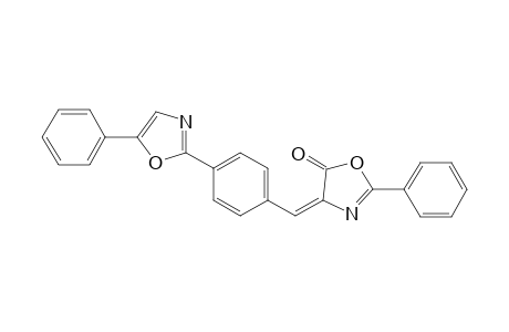 (4E)-2-phenyl-4-[4-(5-phenyl-1,3-oxazol-2-yl)benzylidene]-1,3-oxazol-5(4H)-one