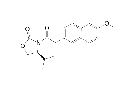 N-[(6'-Methoxynaphthalen-2'-yl)methylcarbonyl]-4-isopropyl-1,3-oxazolidin-2-one