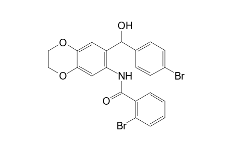 2-Bromo-N-{7-[(4-bromophenyl)(hydroxy)methyl]-2,3-dihydro-1,4-benzodioxin-6-yl}benzamide