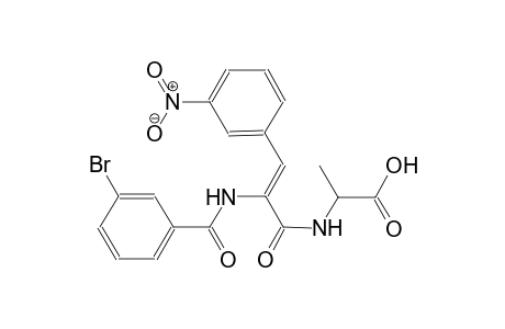 alanine, N-[(2Z)-2-[(3-bromobenzoyl)amino]-3-(3-nitrophenyl)-1-oxo-2-propenyl]-