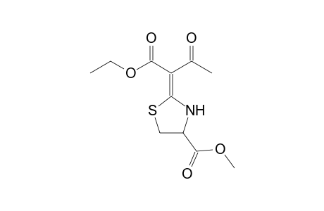 Ethyl 2-[4'-(methoxycarbonyl)-2'-thiazolidinylidene]acetoacetate