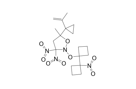 5-(1-ISOPROPENYLCYCLOPROPYL)-5-METHYL-3,3-DINITRO-2-[1'-NITRO-1,1'-BI-(CYCLOBUTYL)-1-YLOXY]-ISOXAZOLIDINE;DIASTEREOMER_A;MAJOR_DIASTEREOMER