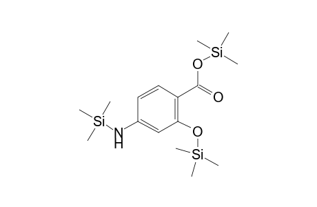 Benzoic acid, 4-amino-2-hydroxy-, tris(trimethylsilyl) deriv.