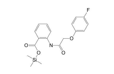 2-{[(4-fluorophenoxy)acetyl]amino}benzoic acid, 1tms derivative