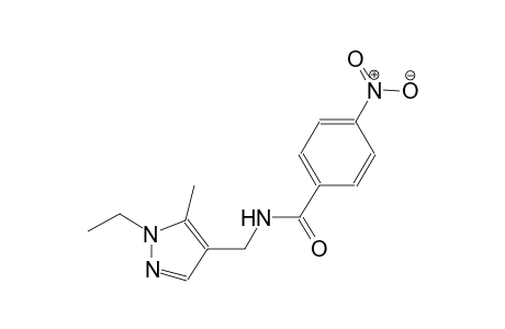 N-[(1-ethyl-5-methyl-1H-pyrazol-4-yl)methyl]-4-nitrobenzamide
