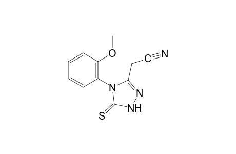 4-(o-methoxyphenyl)-5-thioxo-delta^2-1,2,4-triazoline-3-acetonitrile