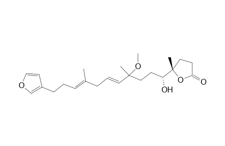 5'-[11-(Furan-3"-yl)-1-hydroxy-4-methoxy-4,8-dimethylundeca-4,8-dien-1-yl]-dihydro-5-methylfuran-2(3H)-one