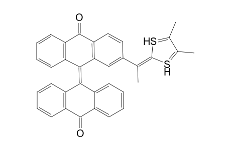 2-(2,3,6-Trimethyl-1,4-dithiafulven-6-yl)bianthrone