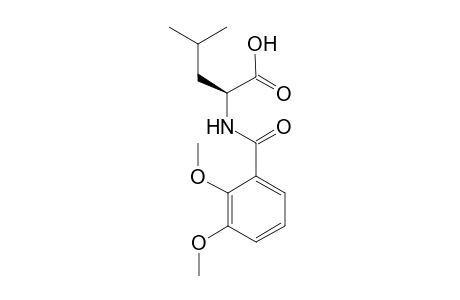 (2S)-2-[(2,3-dimethoxybenzoyl)amino]-4-methyl-pentanoic acid