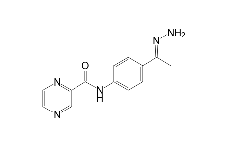 {2'-[4"-Pyrazine-2"-carboxamido)phenyl]ethylidene}-hydrazine