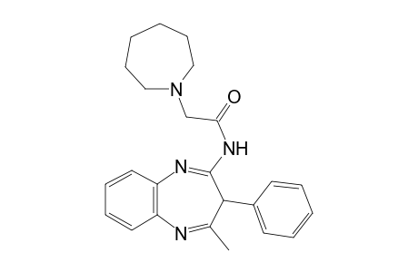2-(1-azepanyl)-N-(2-methyl-3-phenyl-3H-1,5-benzodiazepin-4-yl)acetamide