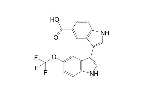 3-(5-(trifluoromethoxy)-indol-3-yl)-indole-5-carboxylic acid