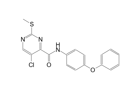 4-pyrimidinecarboxamide, 5-chloro-2-(methylthio)-N-(4-phenoxyphenyl)-