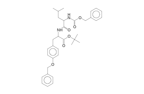 Benzyloxycarbonyl-leucyl-(p-benzyloxy)phenylalanine, t-butyl ester