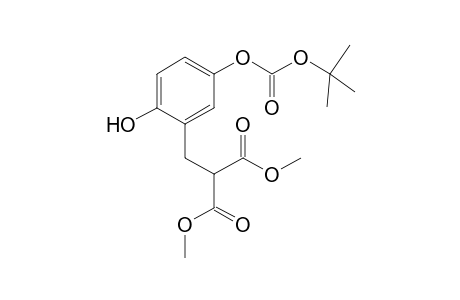 2-[2,2-(Dimethoxycarbonyl)ethyl]-4-(tert-butoxtcarbonyloxy)phenol