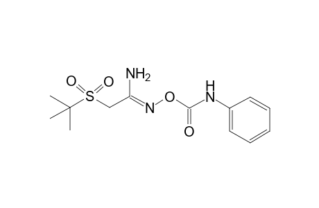 N'-[(Anilinocarbonyl)oxy]-2-(tert-butylsulfonyl)ethanimidamide