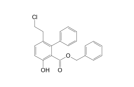 6-(2-Chloroethyl)-3-hydroxy-biphenyl-2-carboxylic acid benzyl ester