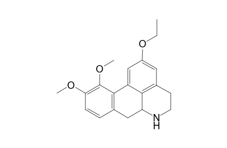 rac-2-Ethoxy-10,11-dimethoxy-5,6,6a,7-tetrahydro-4H-dibenzo(de,g)quinoline hydrochloride