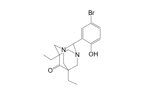 2-(5-bromo-2-hydroxyphenyl)-5,7-diethyl-1,3-diazatricyclo[3.3.1.1~3,7~]decan-6-one