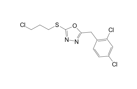 2-(3-Chloropropylthio)-5-(2,4-dichlorobenzyl)-1,3,4-oxadiazole