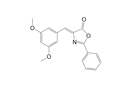 Azalactone of .alpha.-Benzoylamino-.beta.-(3',5'-dimethoxyphenyl)acrylic acid