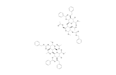 METHYL-METHYL-2-O-BENZOYL-3-O-BENZYL-ALPHA-L-IDOPYRANOSIDURONATE-(1->4)-3,6-DI-O-ACETYL-2-BENZYLOXYCARBONYL-AMINO-2-DEOXY-ALPHA-D-GLUCOPYRANOSIDE