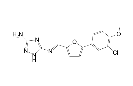 N~5~-{(E)-[5-(3-chloro-4-methoxyphenyl)-2-furyl]methylidene}-1H-1,2,4-triazole-3,5-diamine