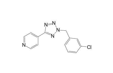 Pyridine, 4-[2-[(3-chlorophenyl)methyl]-2H-1,2,3,4-tetrazol-5-yl]-