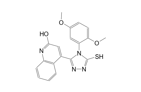 2-quinolinol, 4-[4-(2,5-dimethoxyphenyl)-5-mercapto-4H-1,2,4-triazol-3-yl]-