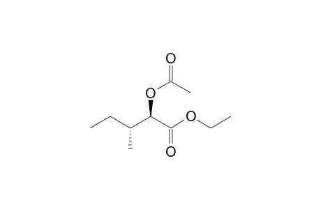 Ethyl (2RS, 3RS)-2-acetoxy-3-methylpentanoate