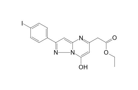 Ethyl [7-hydroxy-2-(4-iodophenyl)pyrazolo[1,5-a]pyrimidin-5-yl]acetate