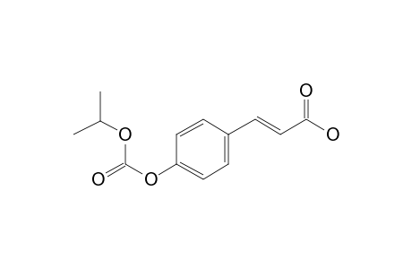 Trans-p-coumaric acid, o-isopropyloxycarbonyl-