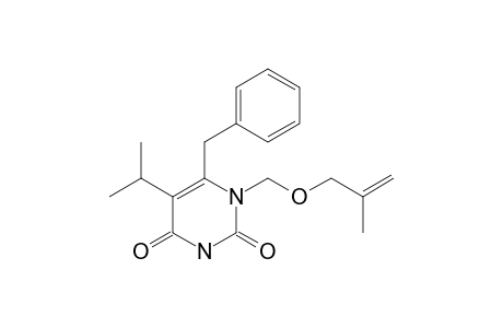 6-BENZYL-5-ISOPROPYL-1-(2-METHYALLYLOXYMETHYL)-URACIL