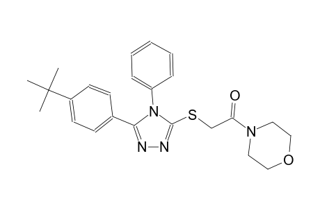morpholine, 4-[[[5-[4-(1,1-dimethylethyl)phenyl]-4-phenyl-4H-1,2,4-triazol-3-yl]thio]acetyl]-