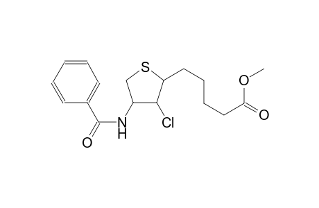 2-thiophenepentanoic acid, 4-(benzoylamino)-3-chlorotetrahydro-, methyl ester, (2S,3S,4R)-
