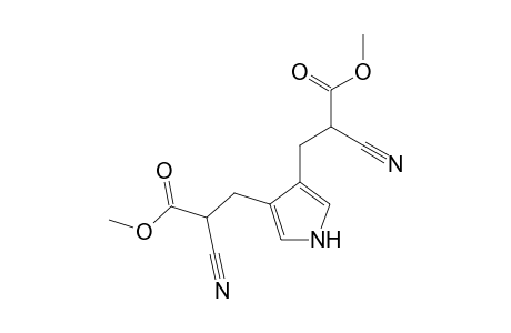 Cyano[4-(2-cyano-2-methoxycarbonylethyl)-1H-pyrrol-3-ylmethyl]acetic acid, methyl ester