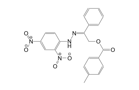 benzoic acid, 4-methyl-, (2Z)-2-[2-(2,4-dinitrophenyl)hydrazono]-2-phenylethyl ester