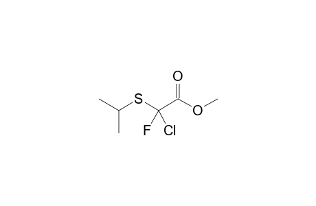 Methyl 2-Chloro2-fluoro-2-(isopropylthio)acetate