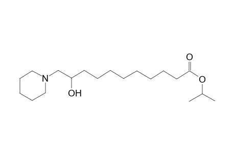 Undecanoic acid isopropyl ester, 10-hydroxy-11-piperidin-1-yl-