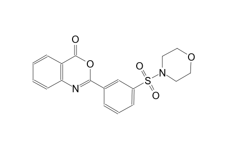 4H-3,1-benzoxazin-4-one, 2-[3-(4-morpholinylsulfonyl)phenyl]-