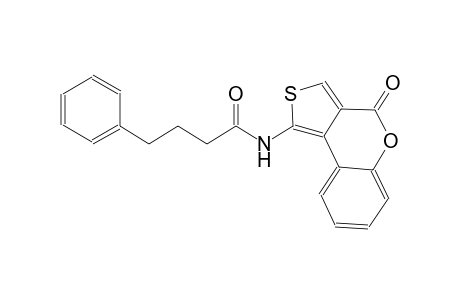 N-(4-oxo-4H-thieno[3,4-c]chromen-1-yl)-4-phenylbutanamide