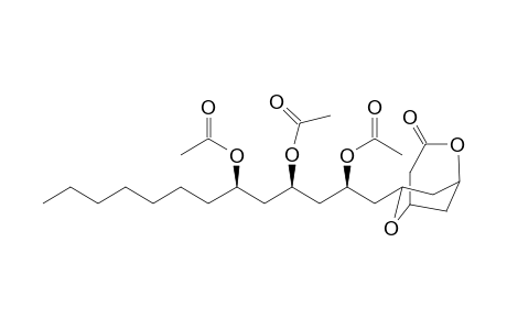 7-[2',4',6'-Triacetoxytridecyl]- (perhydro)bipyran-1-one