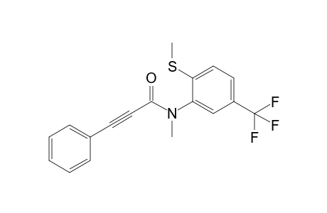N-Methyl-N-[2-(methylthio)-5-(trifluoromethyl)phenyl]-3-phenylpropiolamide