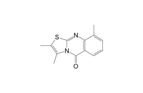5H-Thiazolo[2,3-b]quinazolin-5-one, 2,3,9-trimethyl-