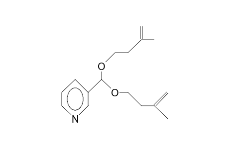 Pyridine, 3-[bis[(3-methyl-3-butenyl)oxy]methyl]-