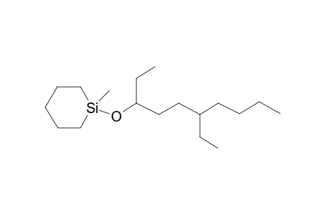 1-[(1,4-Diethyloctyl)oxy]-1-methylsilinane